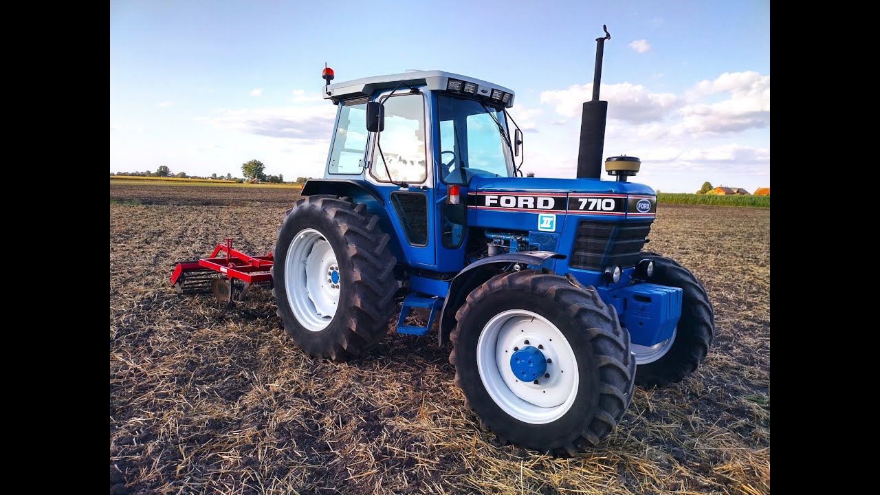 Ciągnik FORD 7710 TURBO - New Holland - PREZENTACJA - review / engine sound - na sprzedaż / for sale