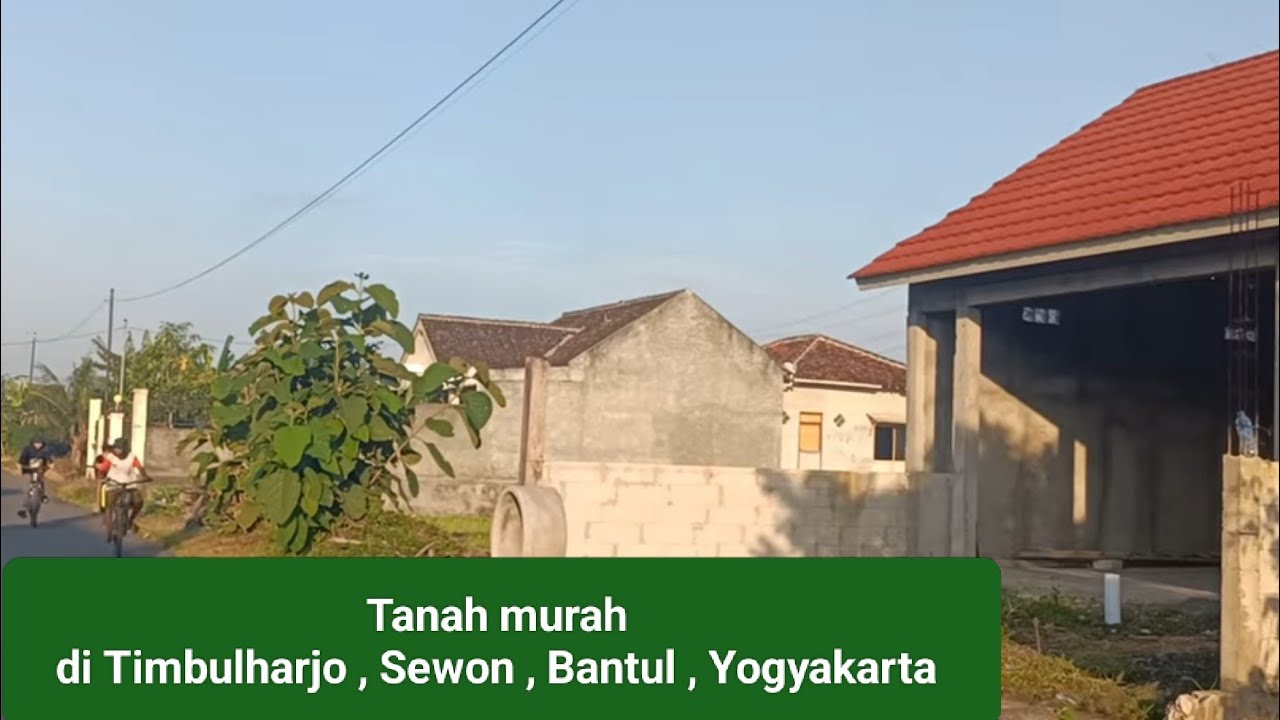 Tanah Dekat kampus isi Yogyakarta - aspal lebar luas 600 m² lebar 11 m Sewon Bantul Yogyakarta 