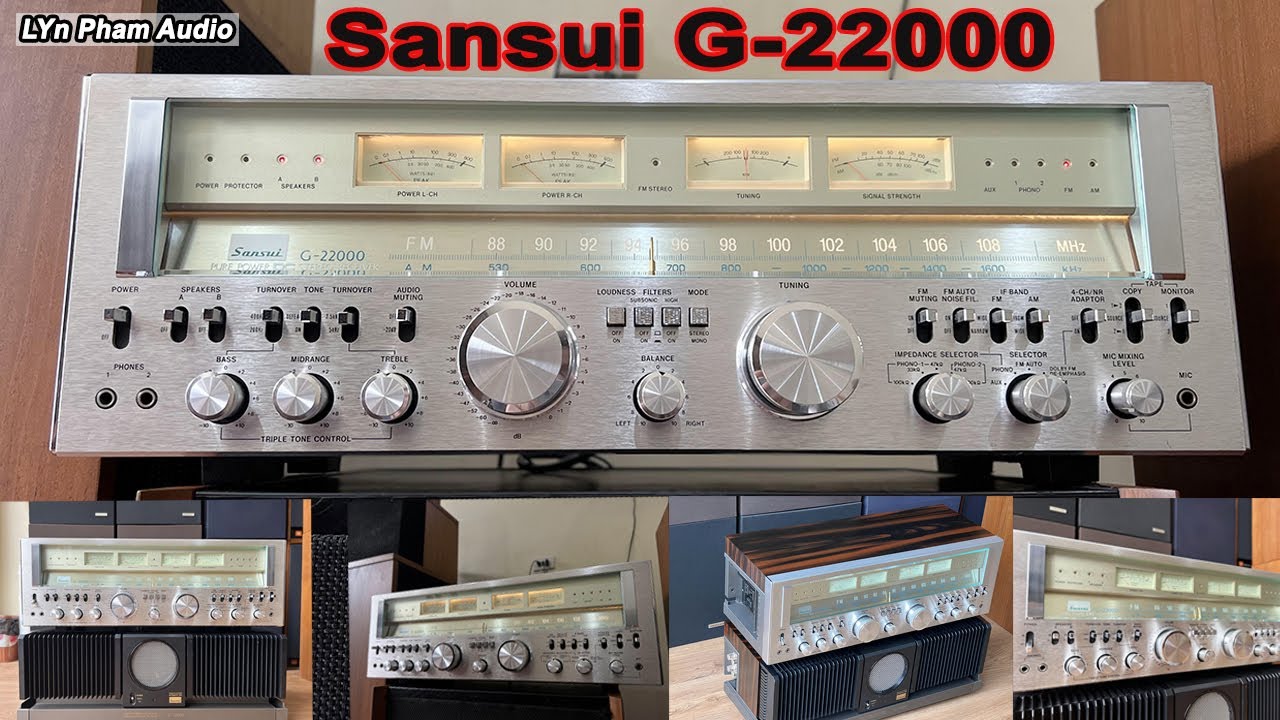 Cực phẩm Sansui G-22000 model tuyệt đỉnh siêu hiếm trên toàn TG đã cập bến #lynphamaudio