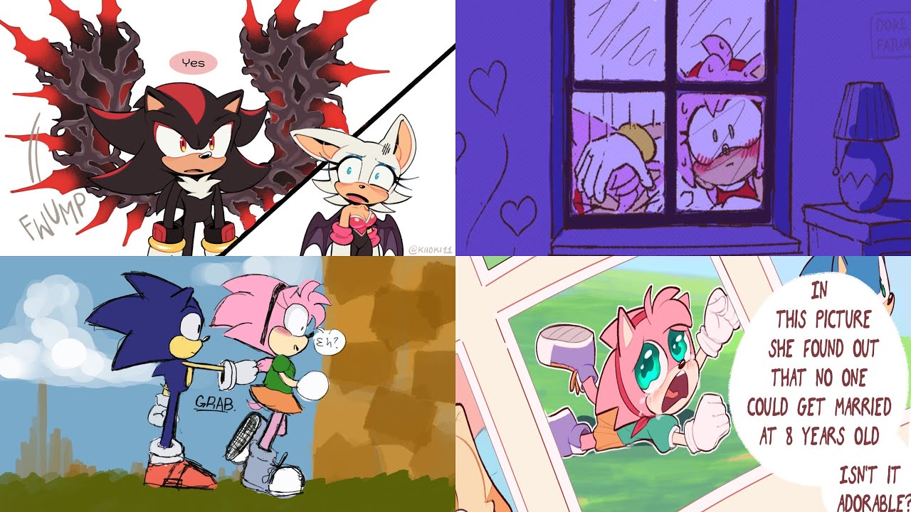Sonic Comic Dub Compilation #12 (Sonamy comics included)