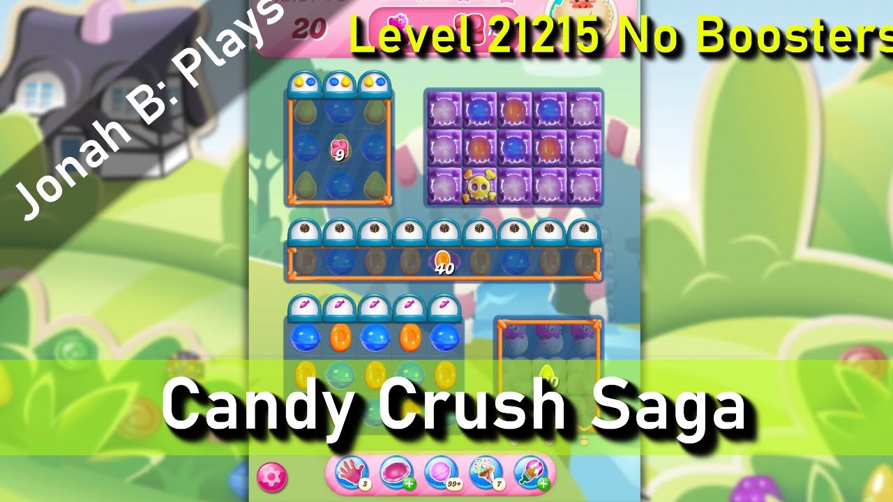 Candy Crush Saga, уровень 21215, без бустеров.