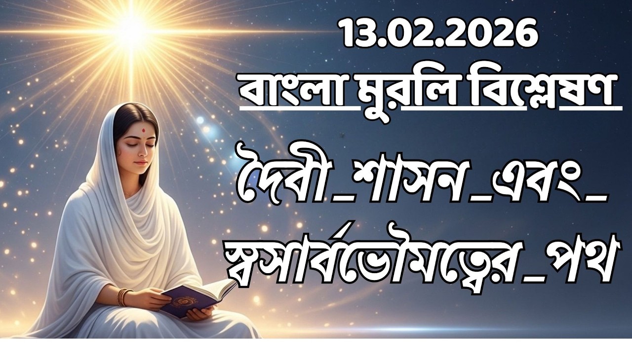 13 02 26 I বাংলা মুরলি বিশ্লেষণ II দৈবী_শাসন_এবং_স্ব-সার্বভৌমত্বের_পথ II Brahmakumaris