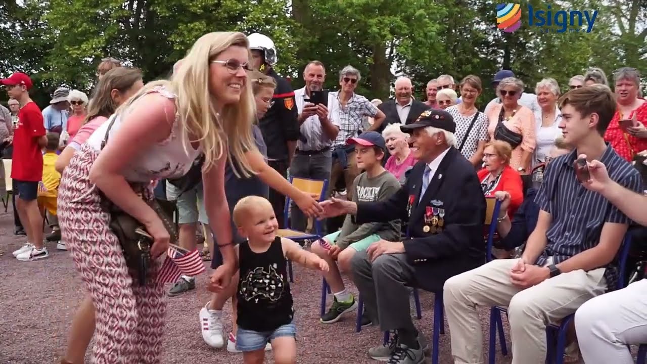 Le vétéran Steve Melkinoff honoré à Isigny sur Mer