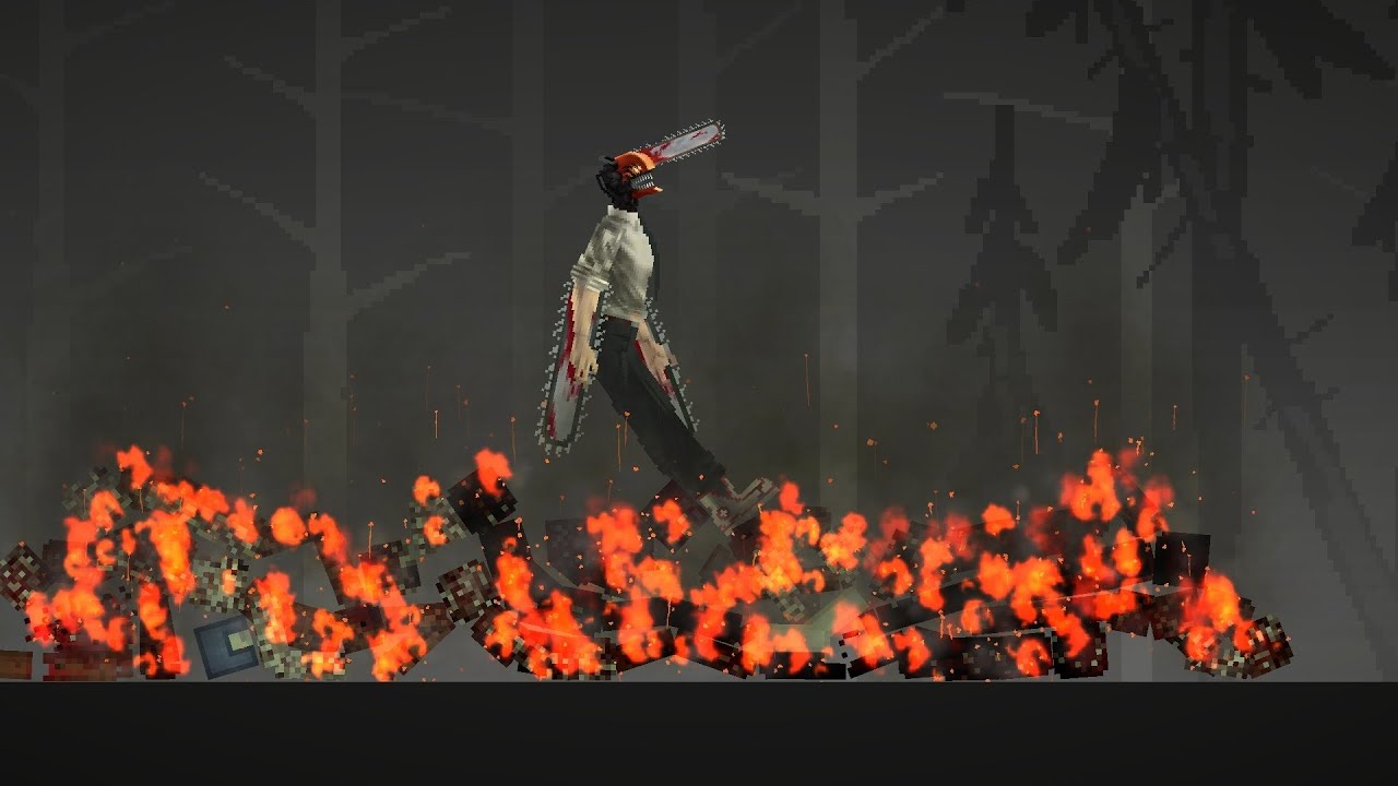 Chainsaw man vs zombie and siren head 