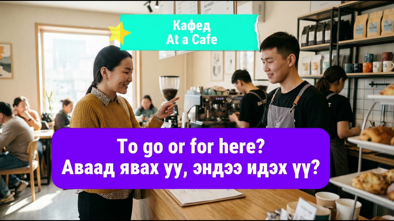 Shopping & Food English - Дэлгүүр ресторанд англи хэлний анхан шатны 50 өгүүлбэр