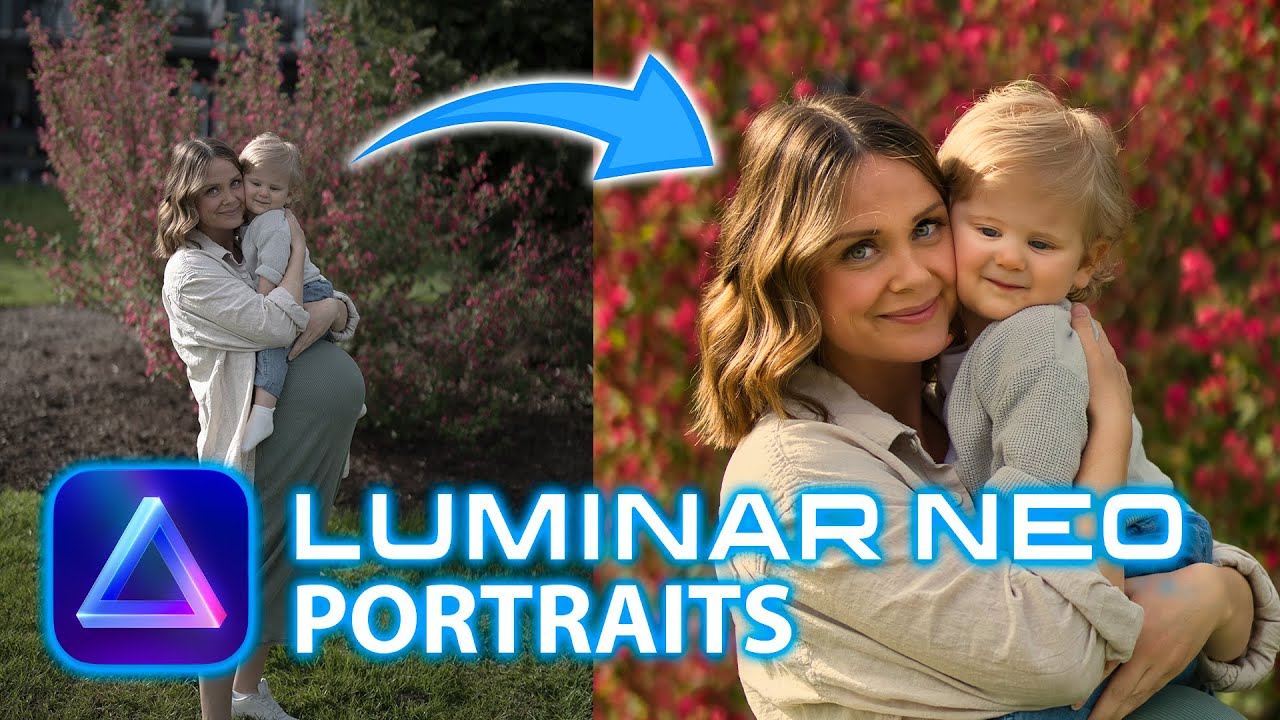 LUMINAR NEO - Portrait EDITING Tutorial Made EASY