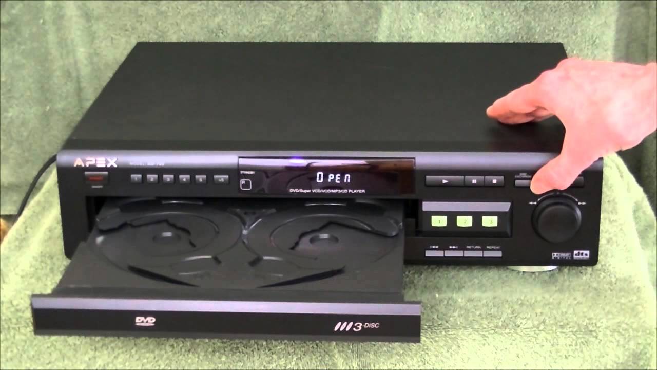 Apex AD-703 3-Disc DVD Changer