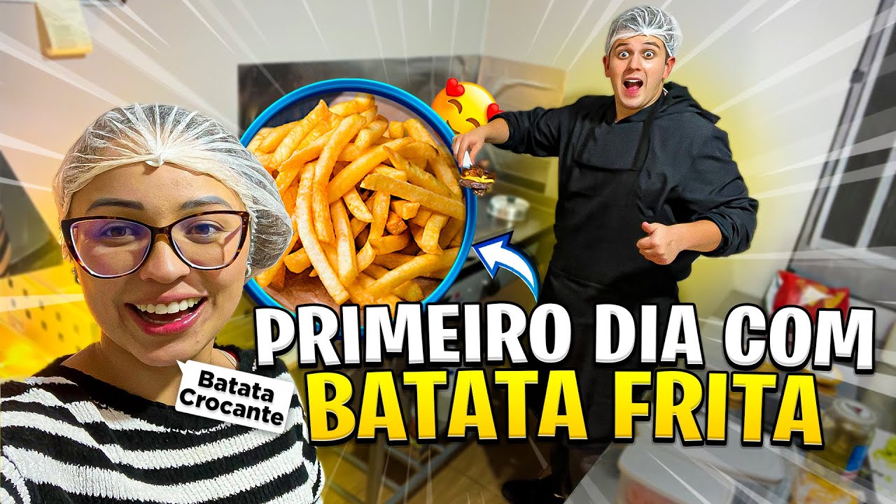PRIMEIRO DIA VENDENDO BATATA FRITA NA HAMBURGUERIA DELIVERY | BORBSHAMBURGUERIA