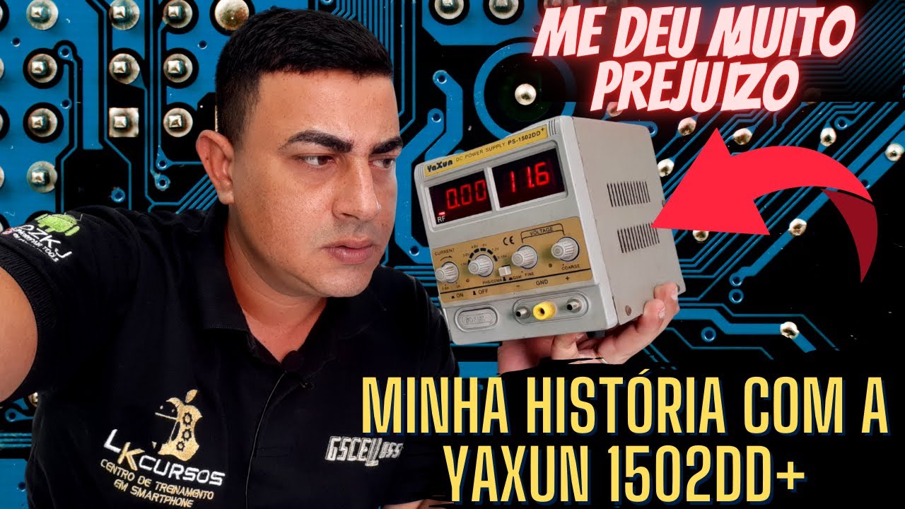 Fonte de Bancada YaXun 1502 da pra iniciar no reparo de placas de Celular?