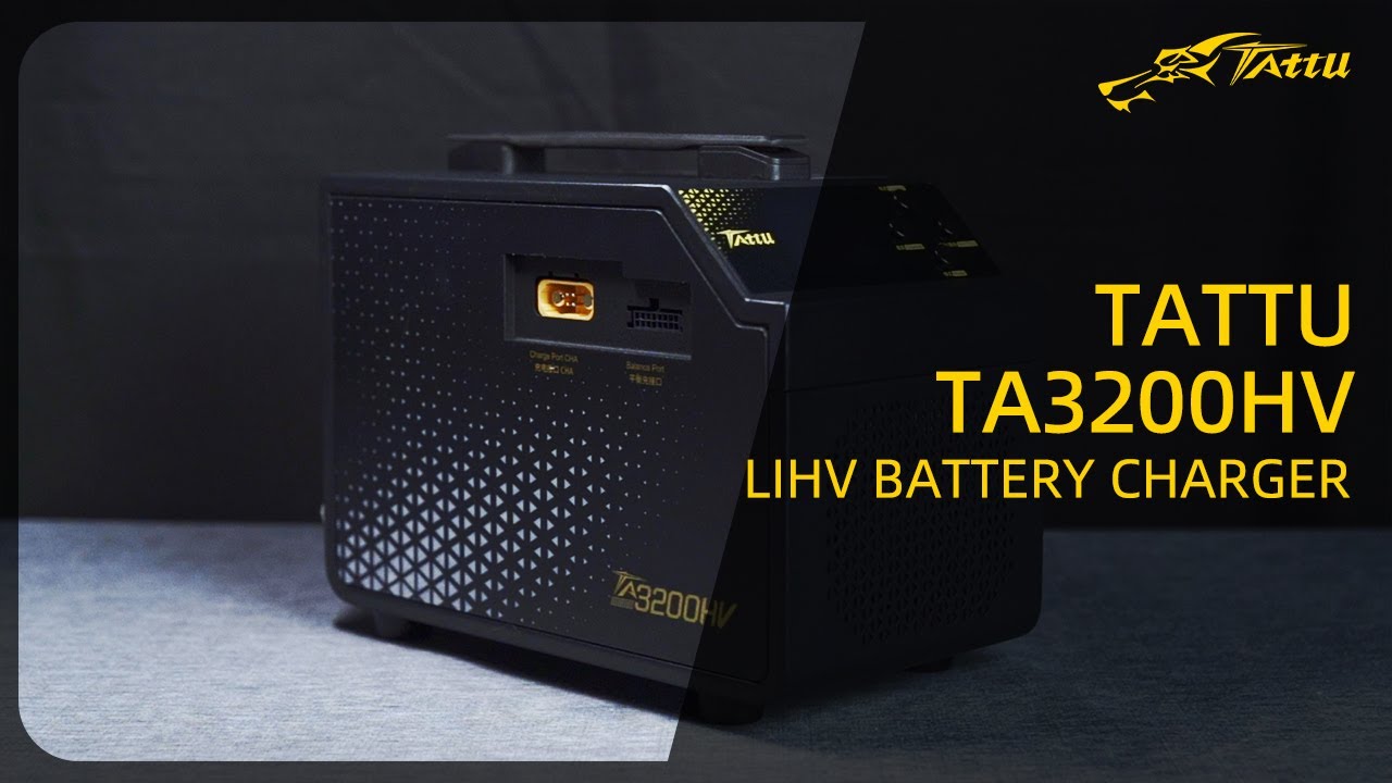 How to charger Tattu LiHv Smart Drone Battery with TA3200HV Charger？