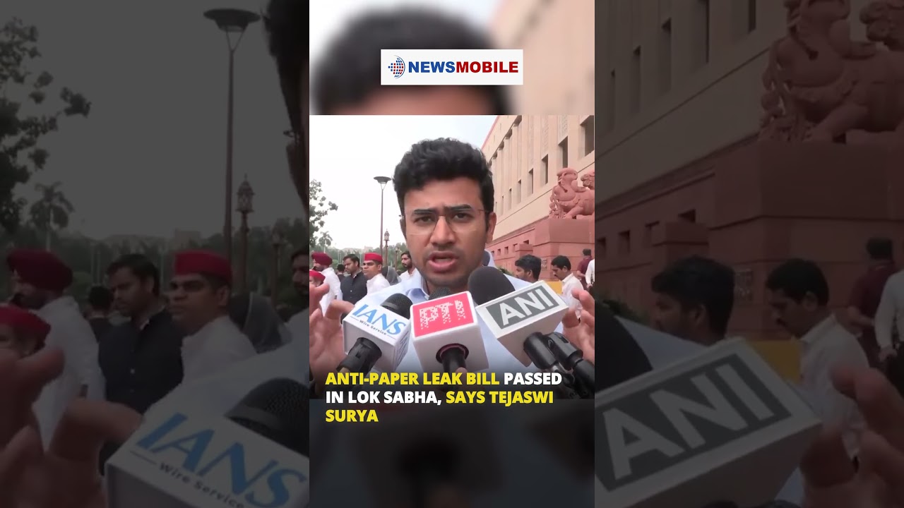 Anti-Paper Leak Bill Passed in Lok Sabha, Says Tejaswi Surya