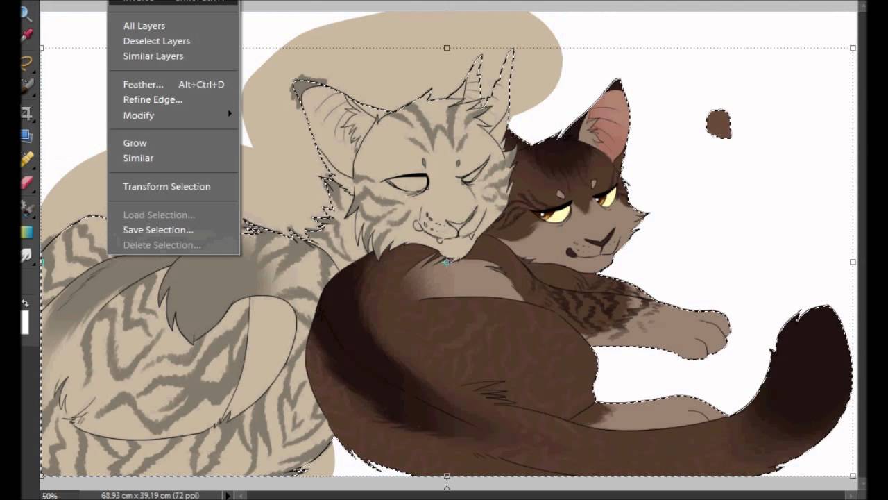 Longtail and Mousefur Speedpaint
