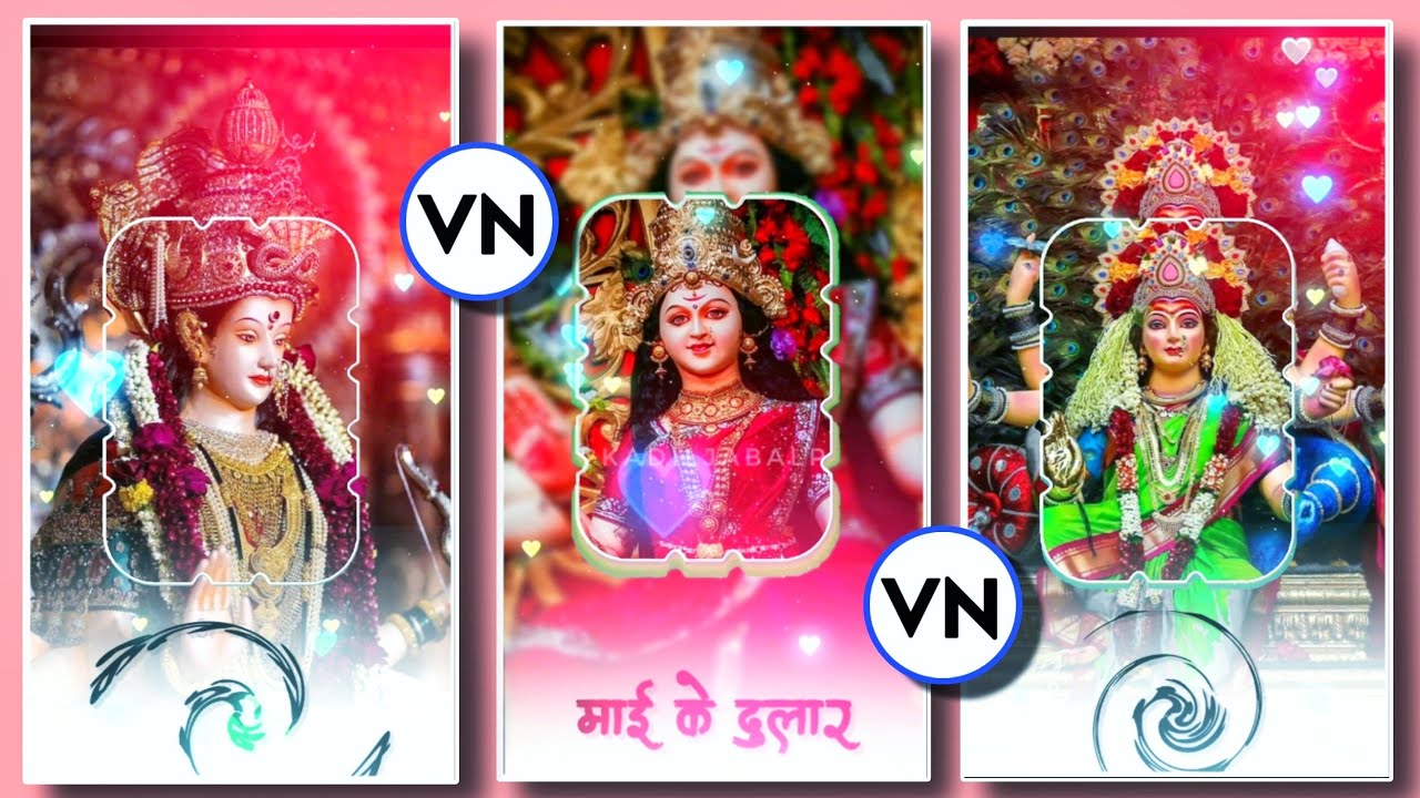 #Bhojpuri Navratri Status Video Editing || #Durga Pooja Status Video Kaise Banaye Vn App 2023