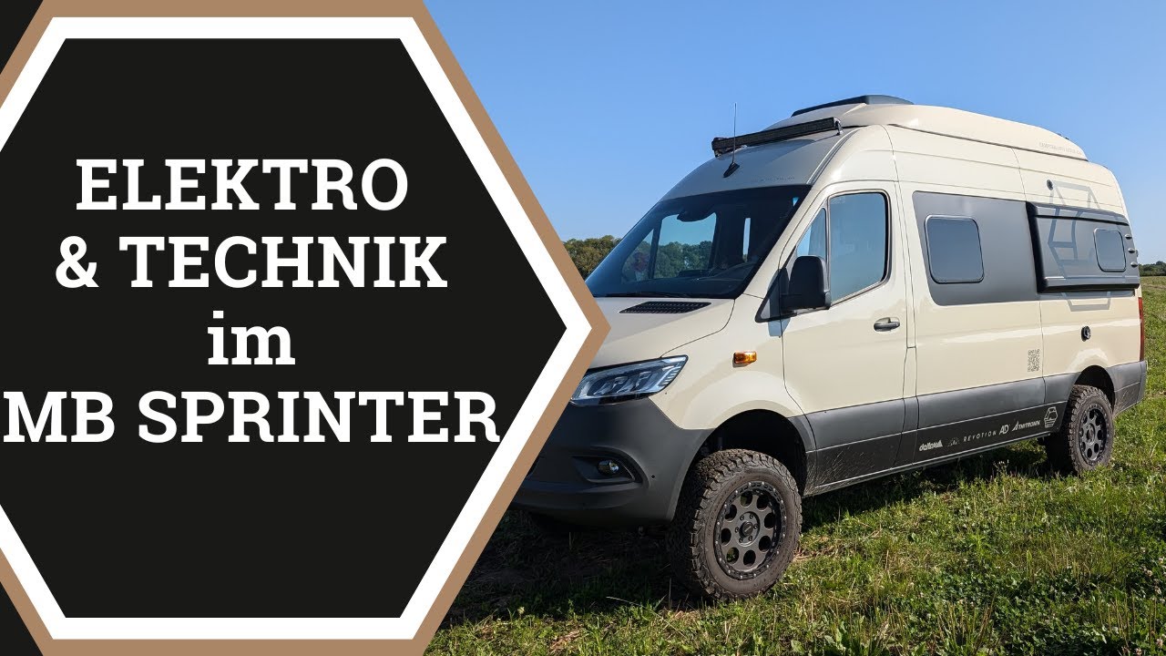 St&auml;rkstes Elektro Setup im Allrad-Sprinter, smarte Steuerung mit bis zu 10 KWh Batterie I L2H2