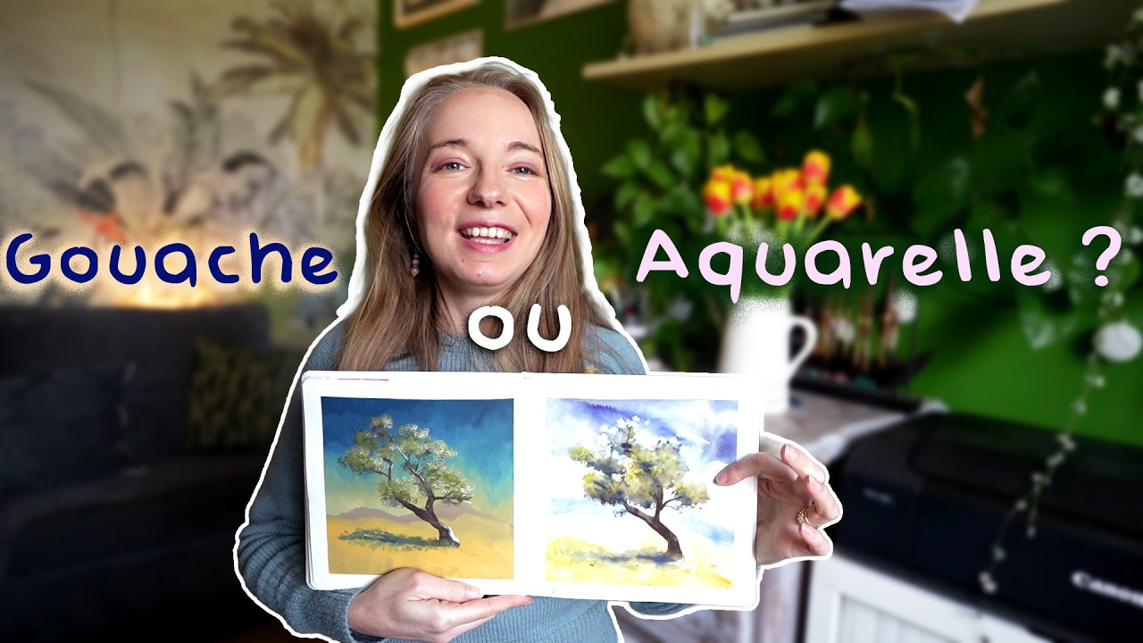 Pourquoi la gouache est meilleure que l'aquarelle. Ou l'inverse.