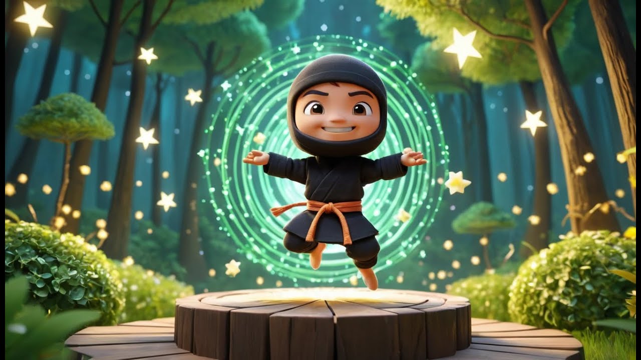 No Brawl Stars: Tiny Ninja Lançou uma Estrela | Rimas e Canções Infantis