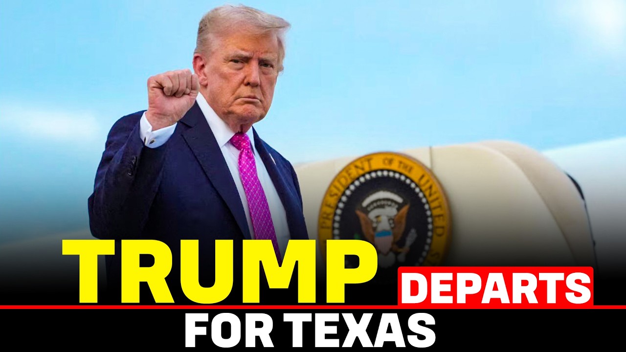 LIVE: U.S. President Donald Trump departs Washington DC for Corpus Christi, Texas