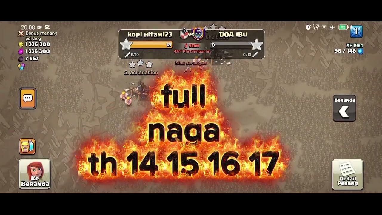Satu combo untuk semua th..war clan th 14 ,15  16. 17 #warclan #clashofclans 