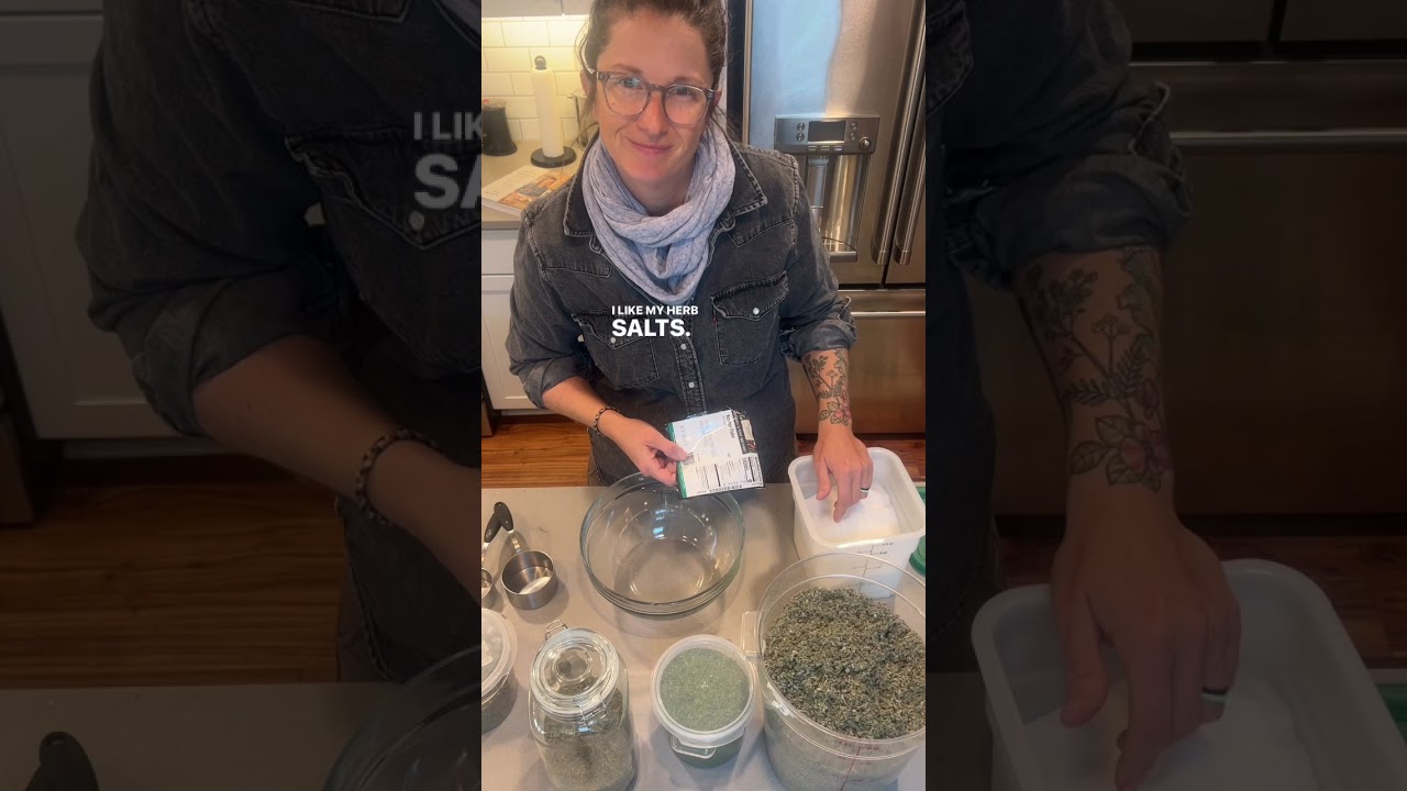 How I make Herb salts