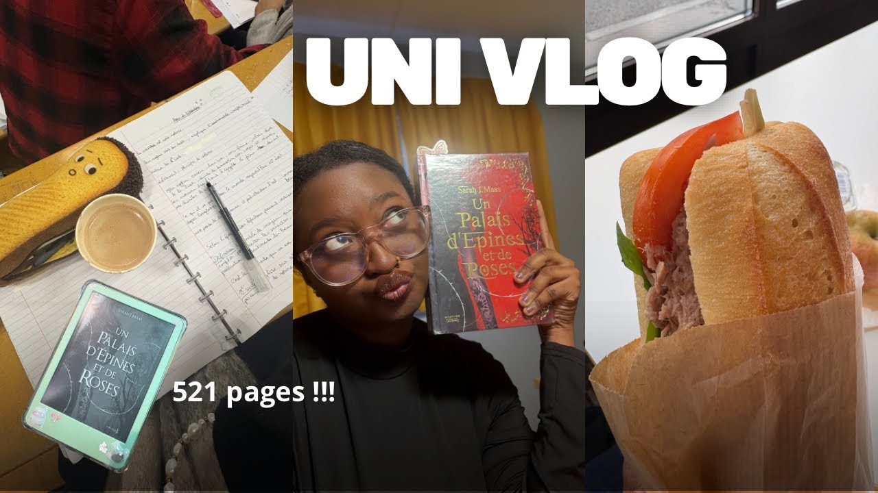 📚 Une semaine réaliste de lecture en tant qu’étudiante