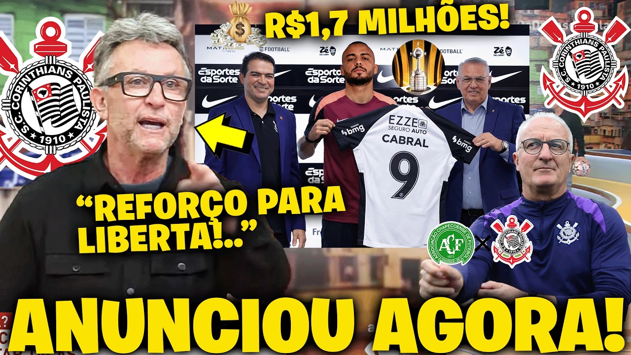 🚨SAIU AGORA! ARTHUR CABRAL NO CORINTHIANS! E NOVIDADES NA ESCALA&Ccedil;&Atilde;O DE HOJE