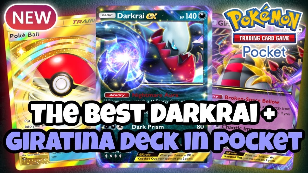The BEST Darkrai + Giratina DECK In Pocket | Pokémon TCG Pocket