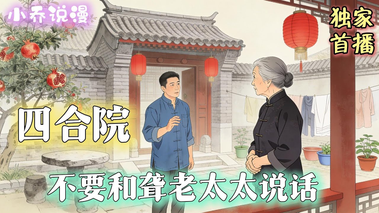 《四合院：不要和聋老太太说话》前世的他在四合院是人人喊打的坏种，做生意失败连自己和老爹的房子都赔光了既然我许大茂重生了，就不会重蹈覆辙……#有声小说 #穿越 #小說 #有聲書 #四合院