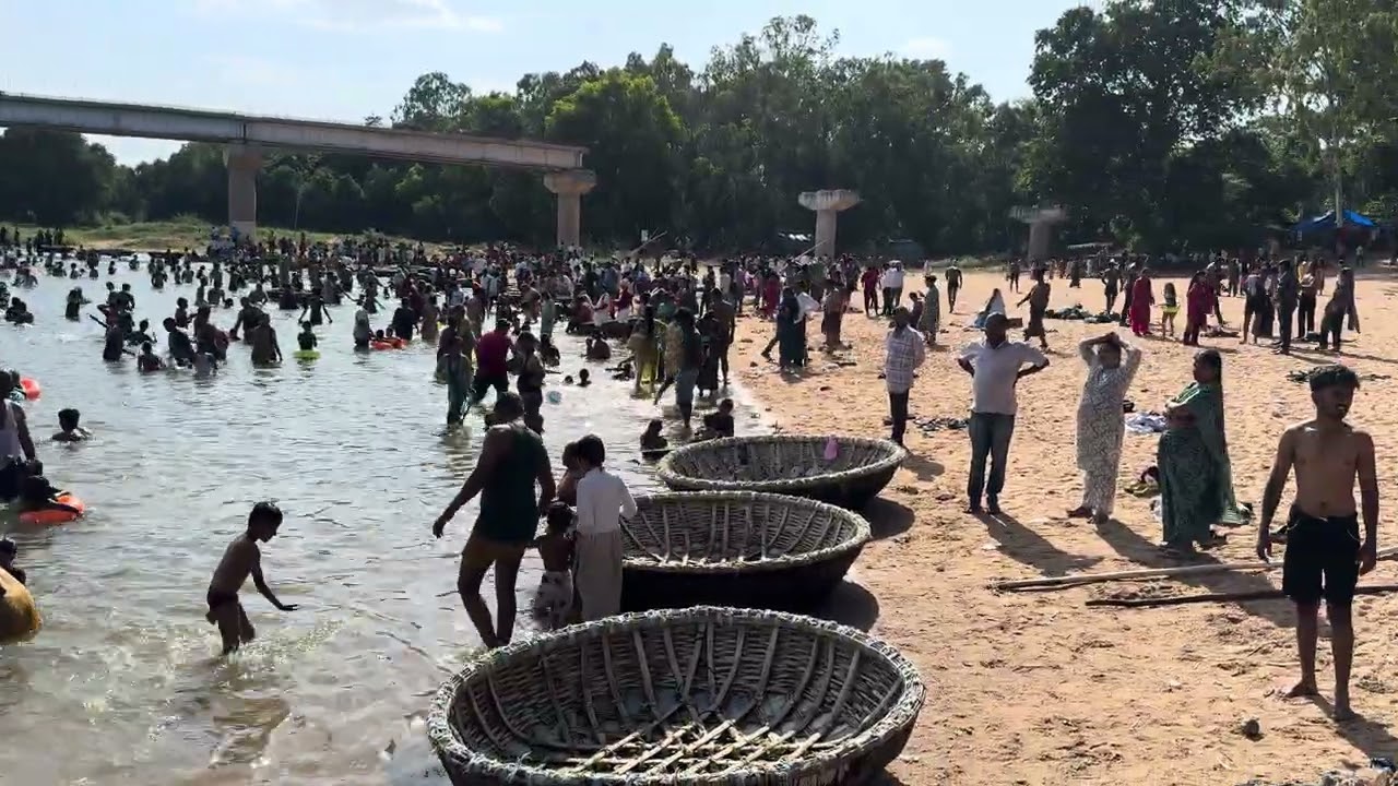 Talakadu Buzz: A Colorful Crowd Gathering by the River!