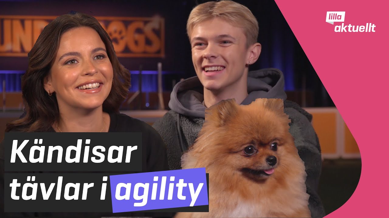 De tävlar med sina hundar i den nya tv-serien | Lilla Aktuellt