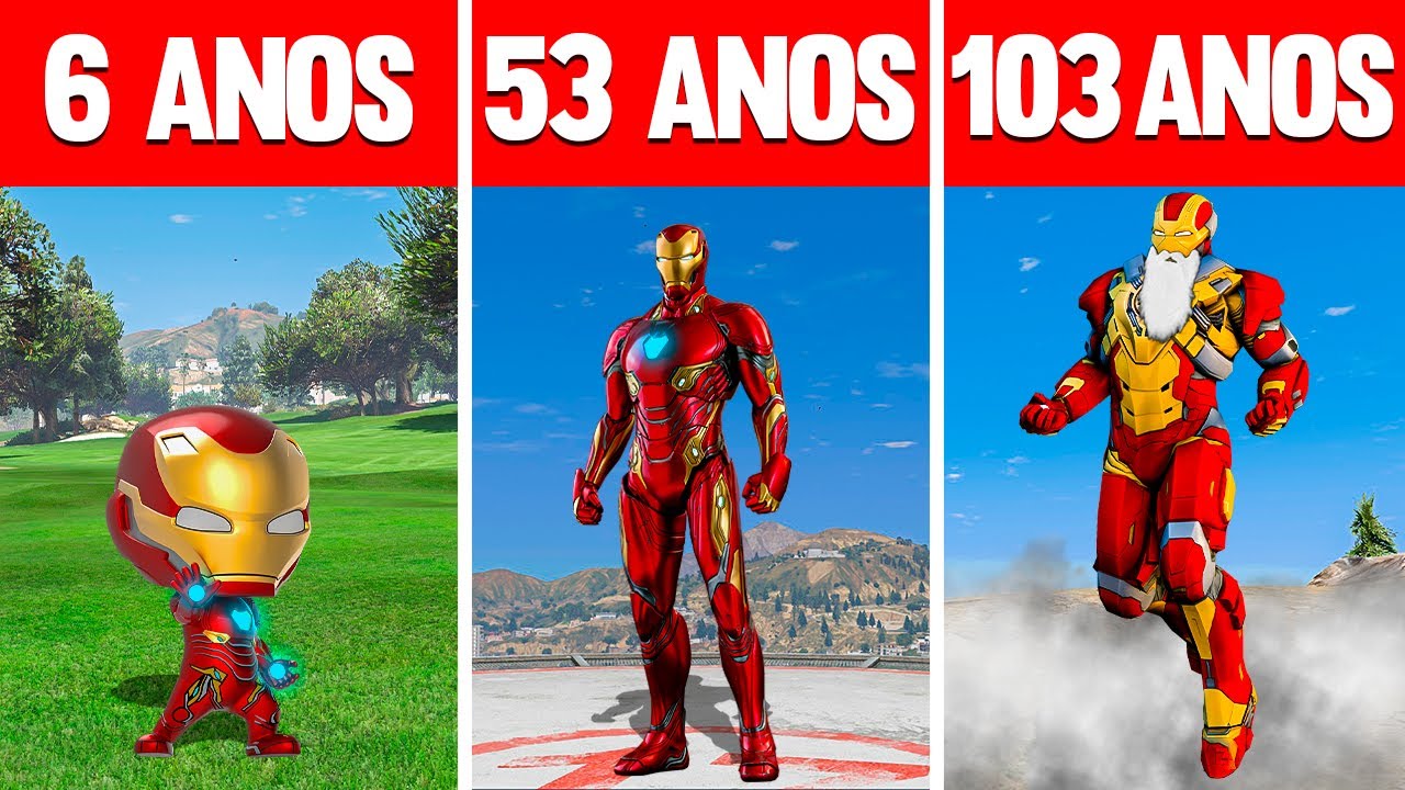SOBREVIVENDO 103 ANOS COMO HOMEM DE FERRO NO GTA 5