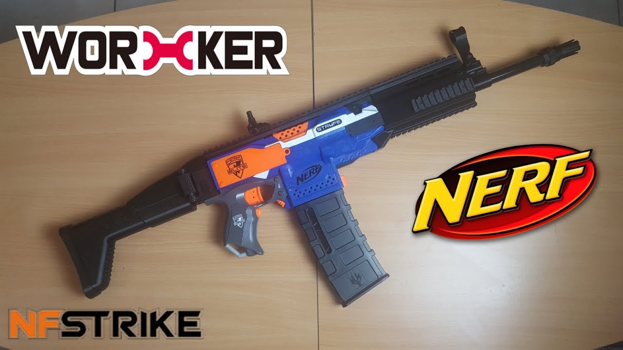 NERF SCAR [ MOD ] kit worker stryfe