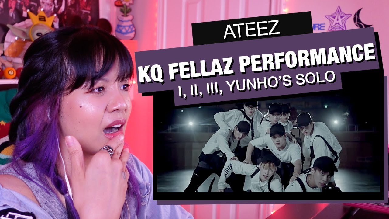 RETIRED DANCER'S REACTION+REVIEW: ATEEZ's KQ Fellaz Performance I, II, III, Yunho's Solo!