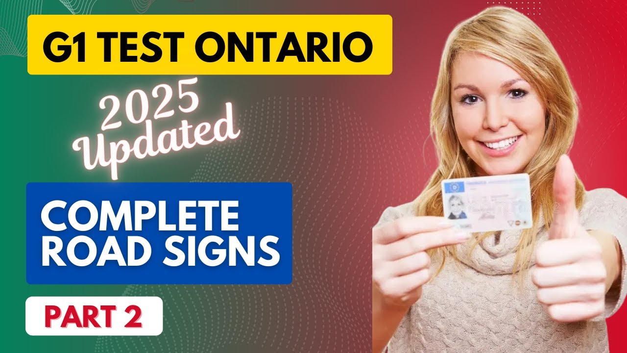 2025 G1 Practice Test Ontario  | Road & Traffic Signs #g1test #roadsigns #trafficsigns