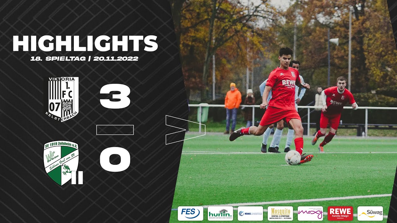 Vikt. Kelsterbach - SV Zeilsheim II | 18. Spieltag | Highlights + Interviews | 20.11.2022