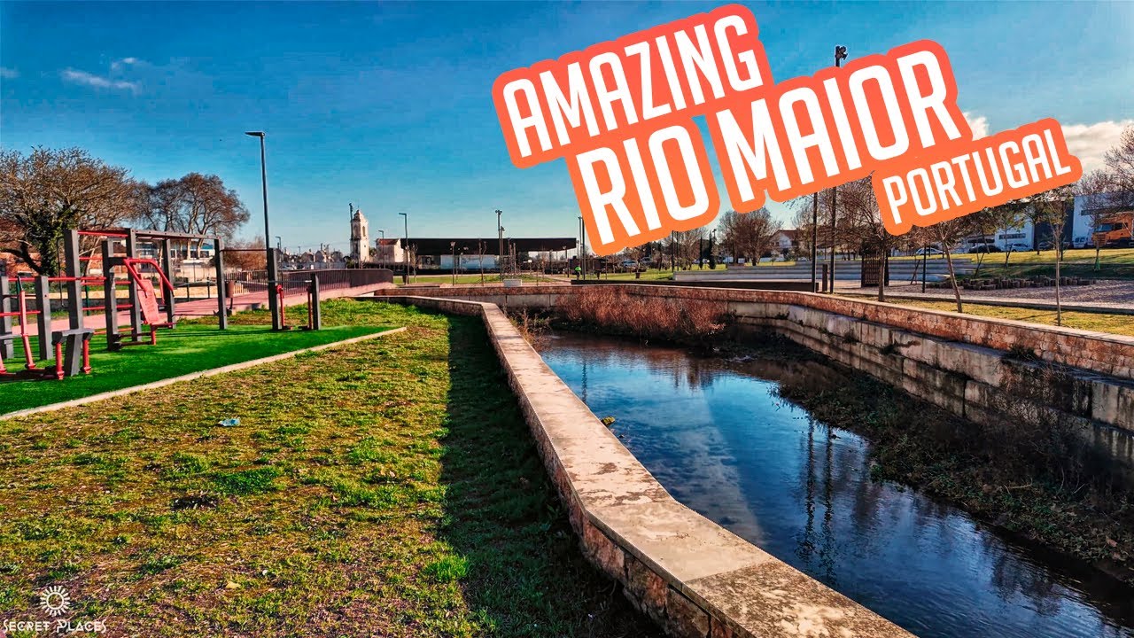 A Walk Through Rio Maior Garden and streets on winter,  amazing place  to live || 4K DJI 3