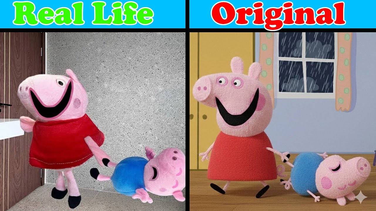 Is it Peppa Pig? - Peppa Pig Original vs Plush Toys | Peppa Pig Animation
