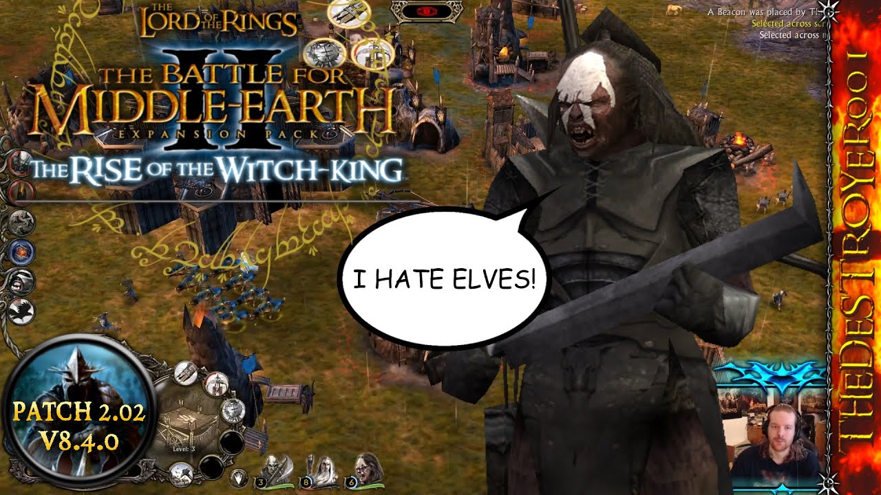 I HATE ELVES! | 4v4 | LotR BFME2 RotWK 2.02