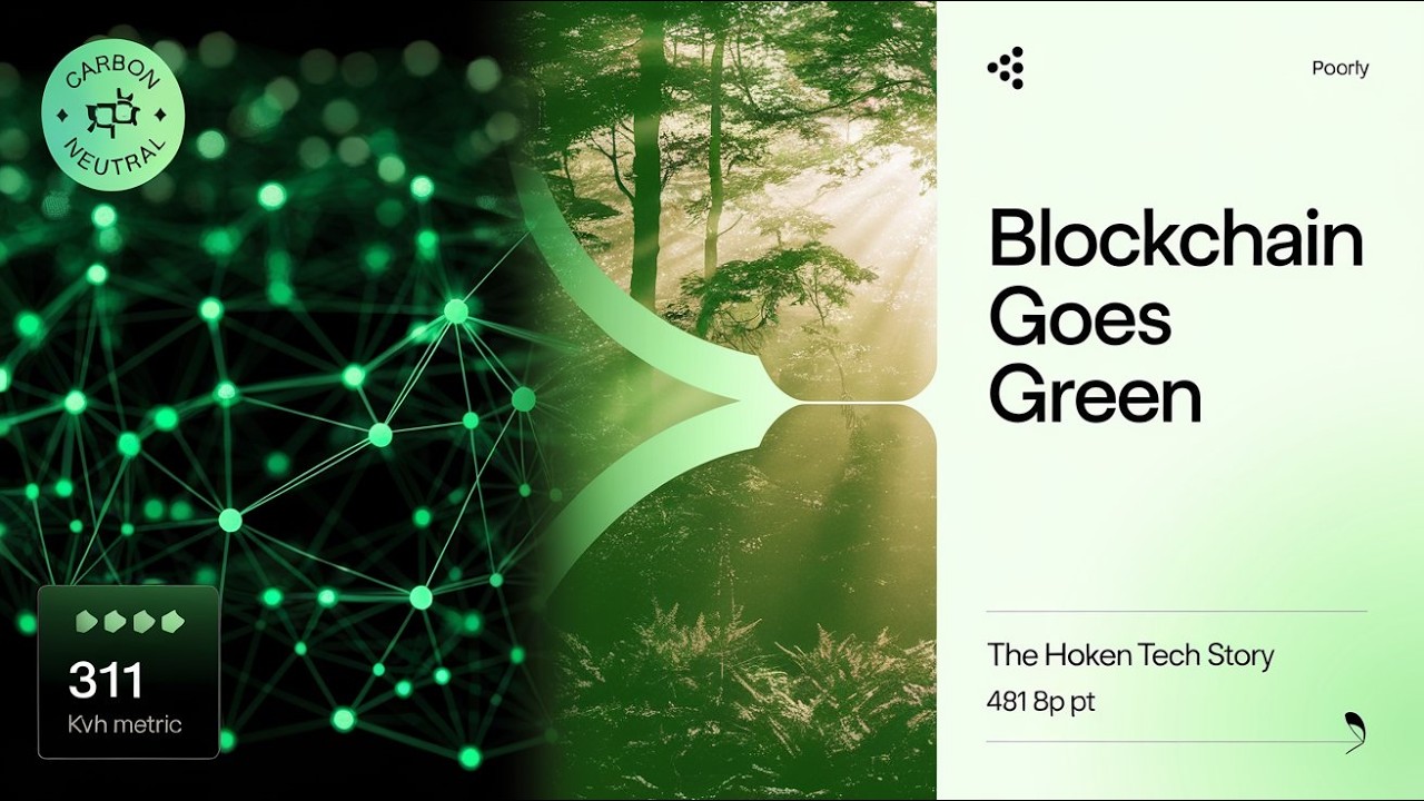 How This Startup Made Blockchain Green: 6000 Trees vs 311 kWh | Hoken Tech Case Study 2025