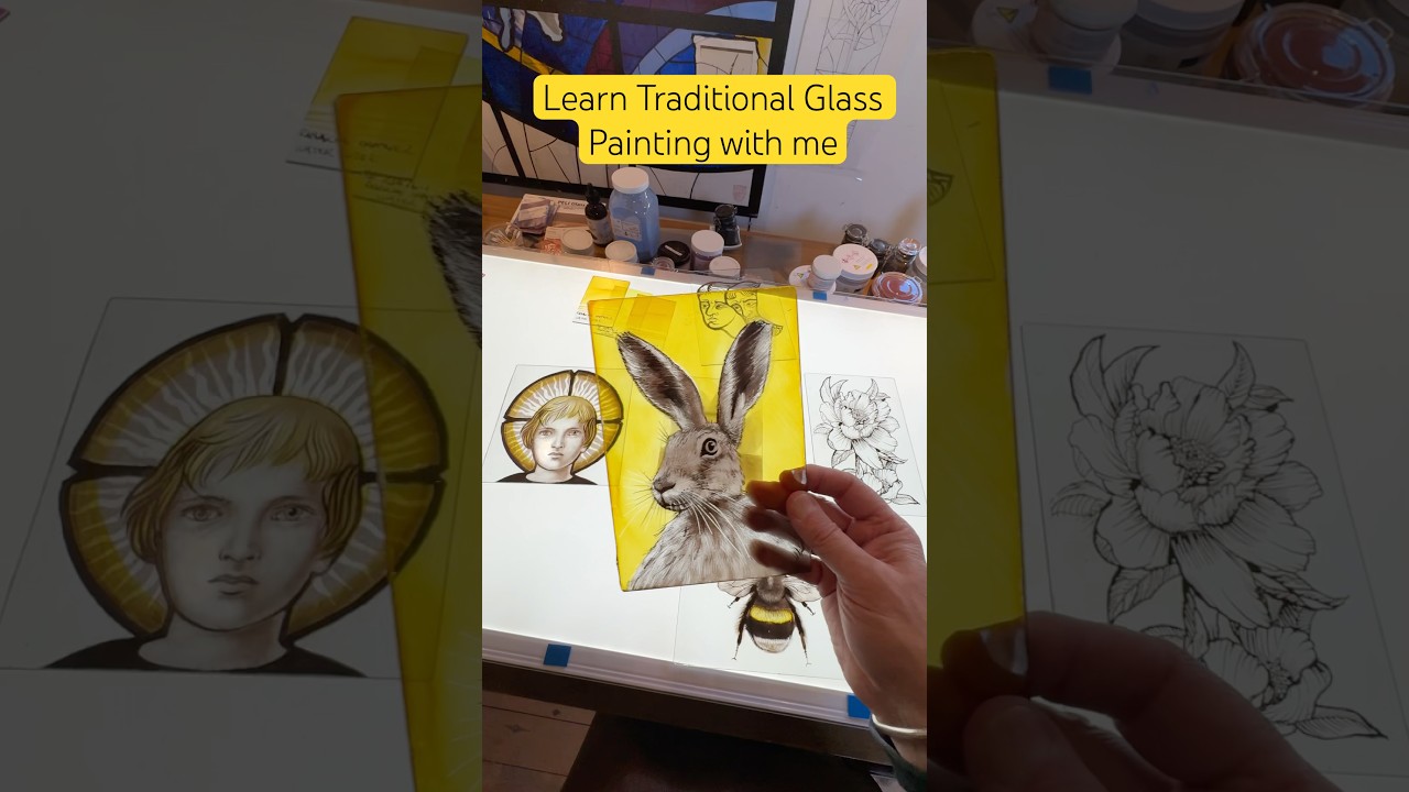 Learn how you can paint on glass with me!