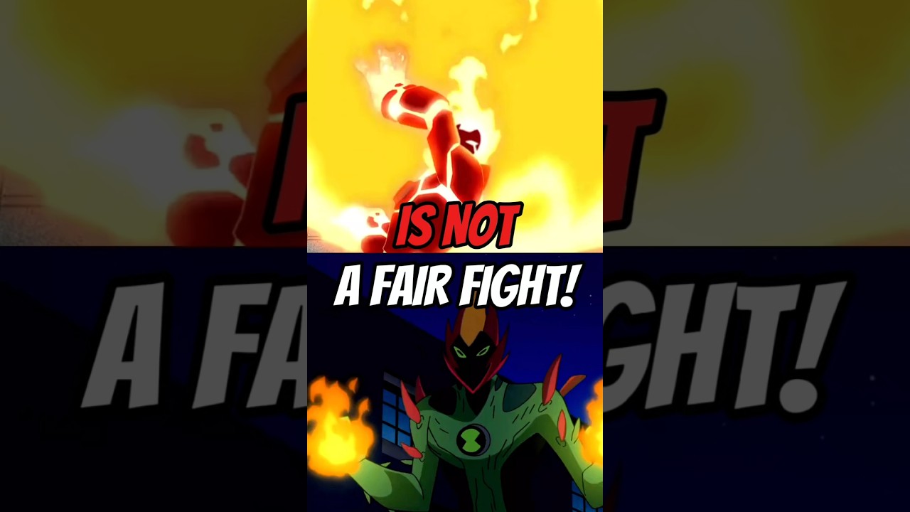 Heatblast VS Swampfire Isn't A Fair Fight! #ben10 #vs #cartoon #versus