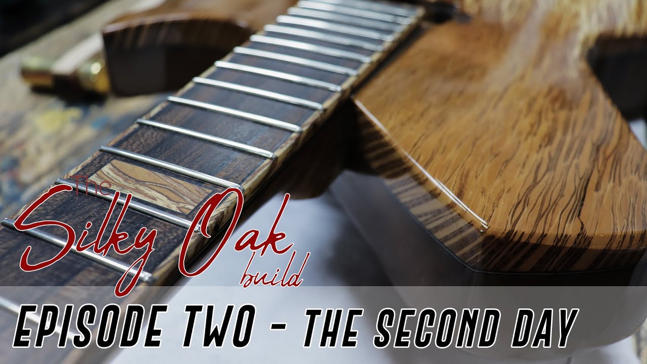 Episode 2 of 7 - How To Build an Exotic Set Neck Guitar - The Silky Oak Build