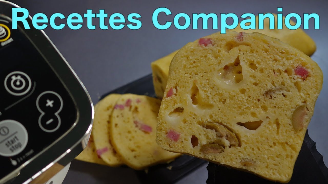 Cake Cuisson Vapeur Roquefort, mozzarella et bacon - Brice RC Recettes Companion