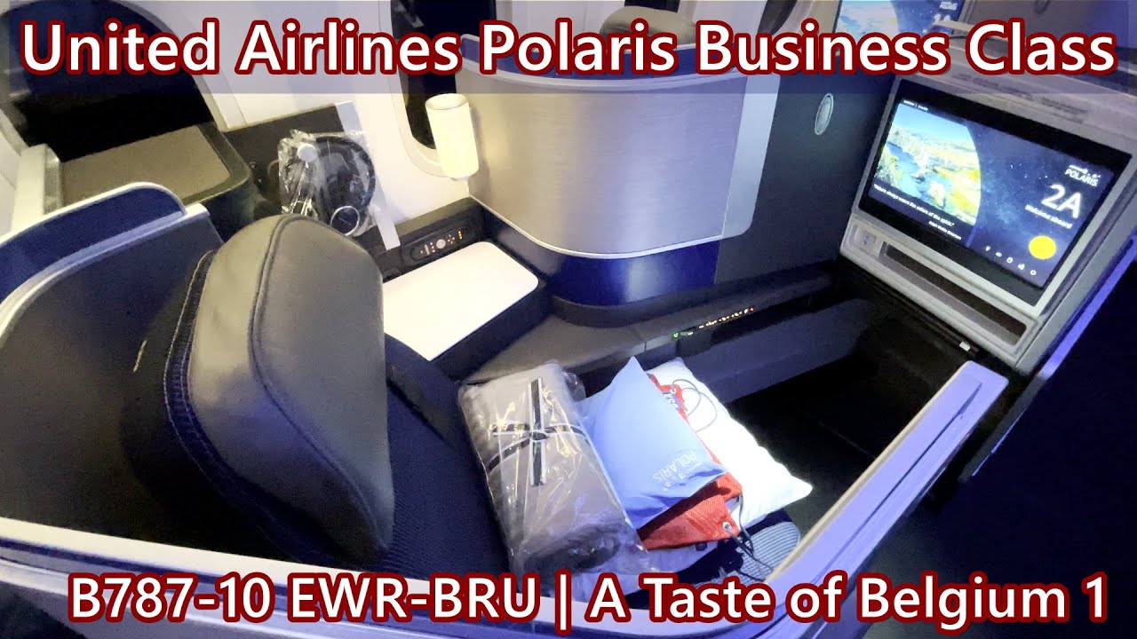 United B787-10 Polaris Business Class EWR (Newark) -BRU (Brussels) | A Taste of Belgium Part 1