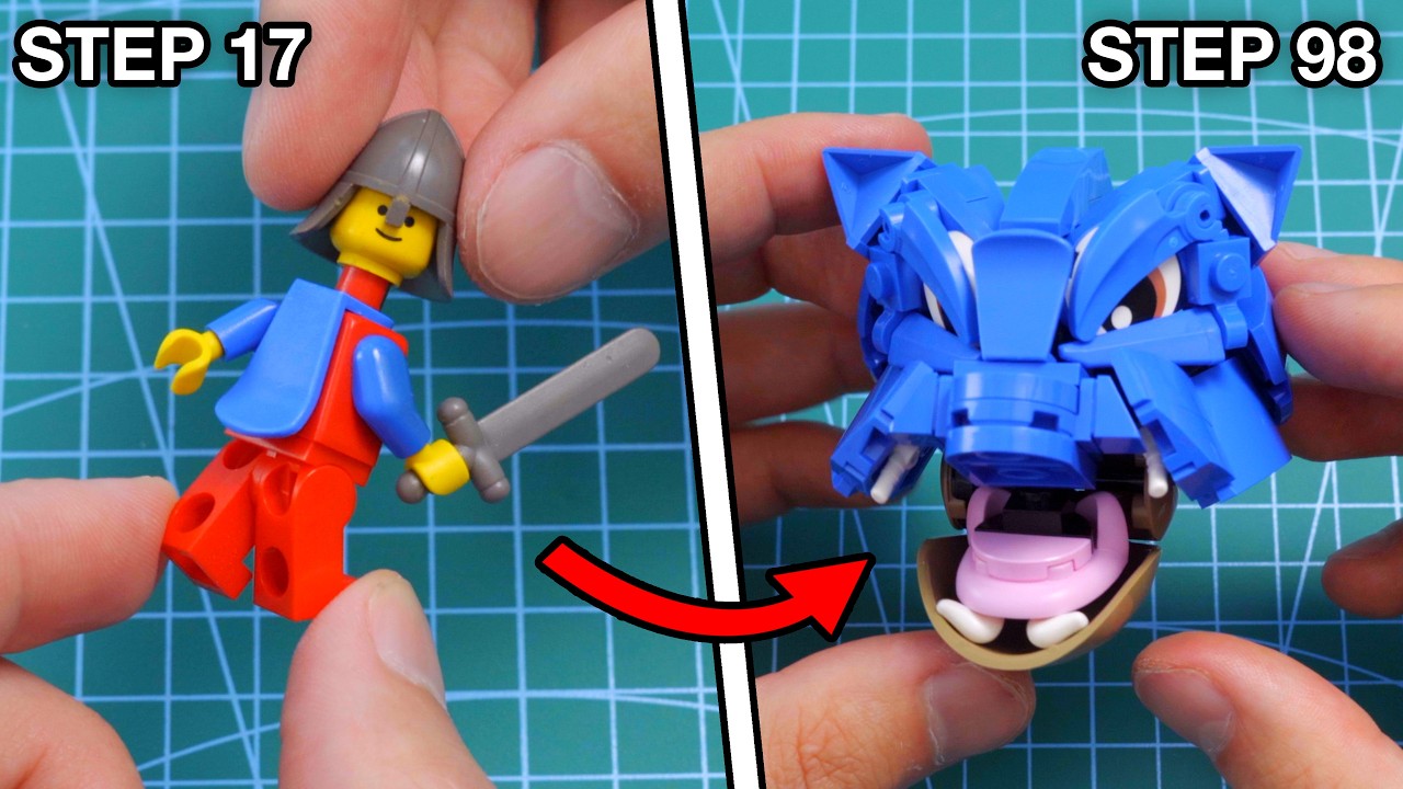 I Built a custom LEGO Blastoise!