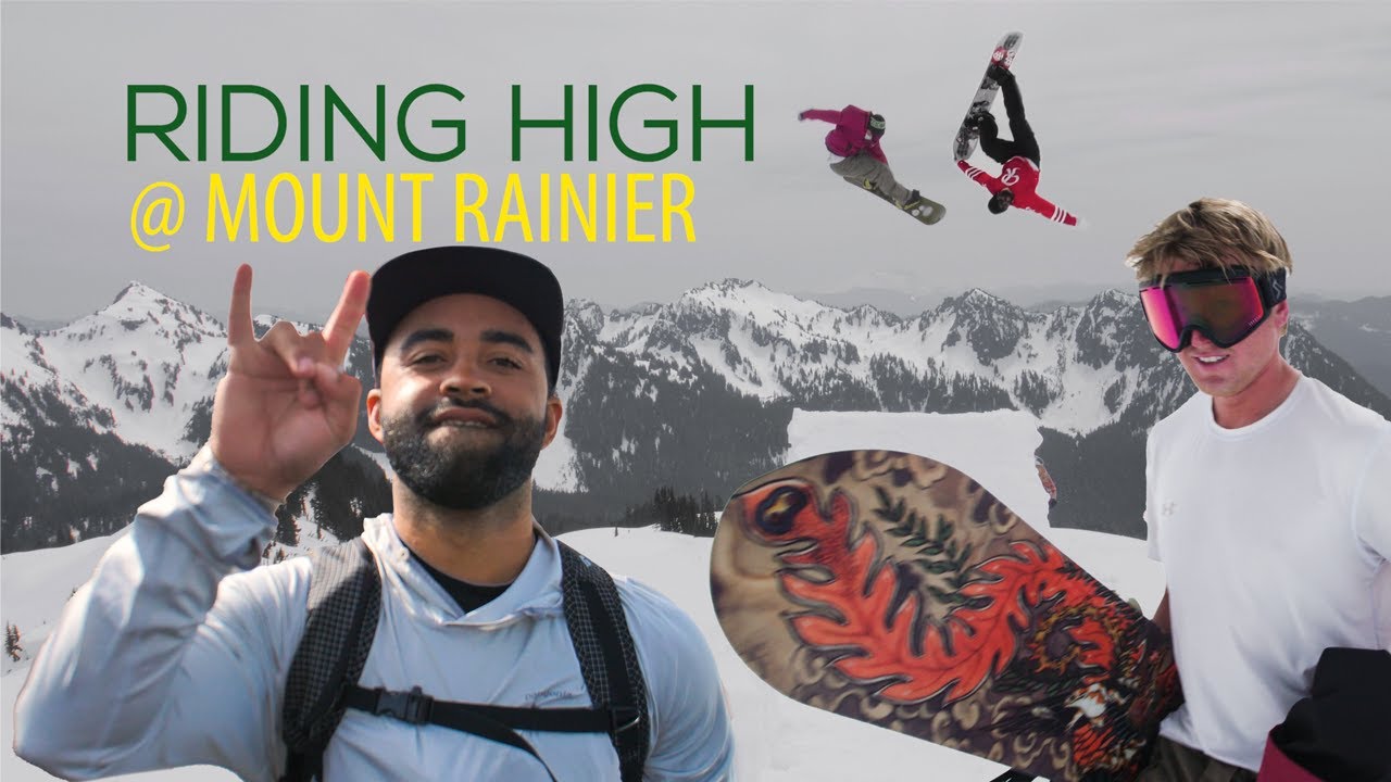 Riding High at Mount Rainier - Snowboarding with Matt Wainhouse and Max Dre Djenohan