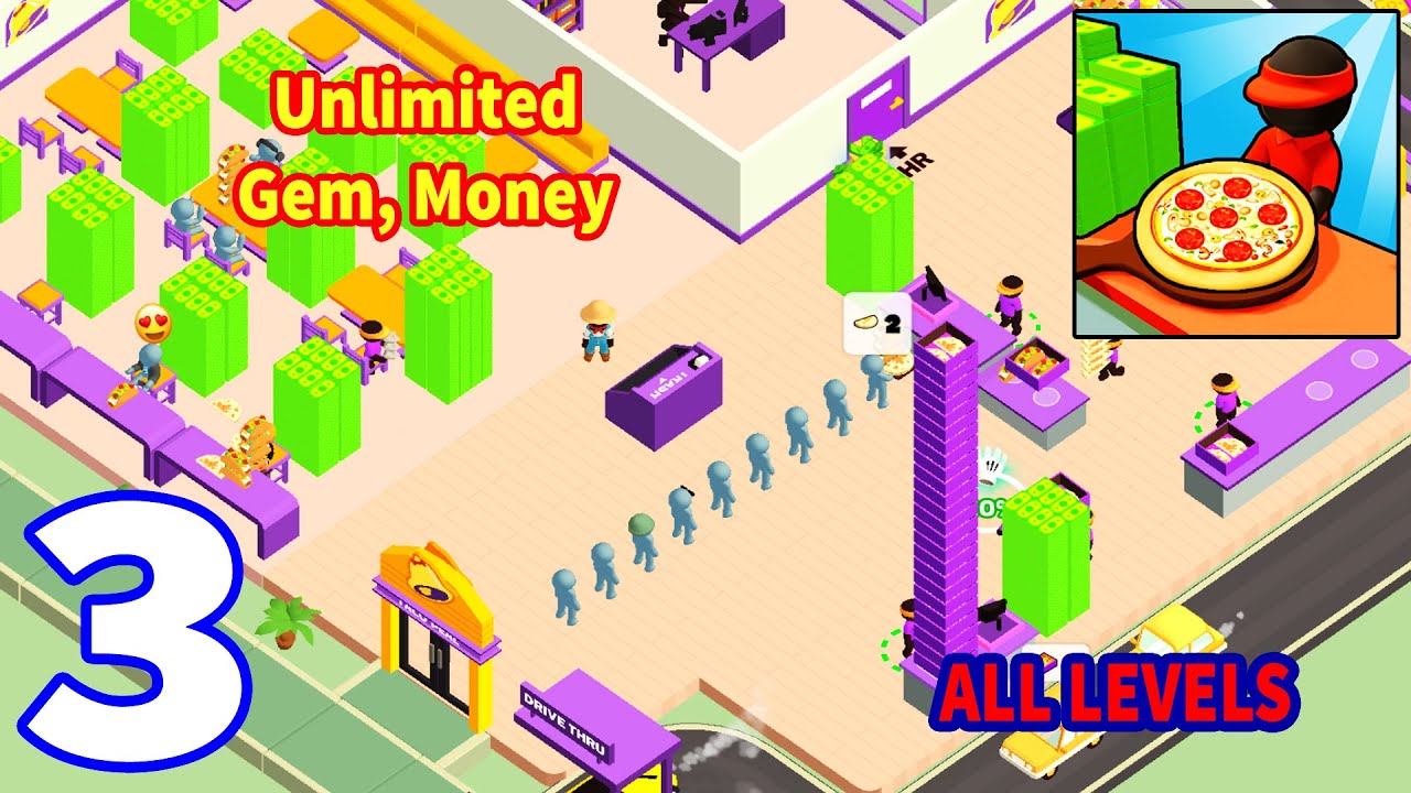 PIZZA READY – Gameplay Walkthrough All Levels (TACO PEAL)