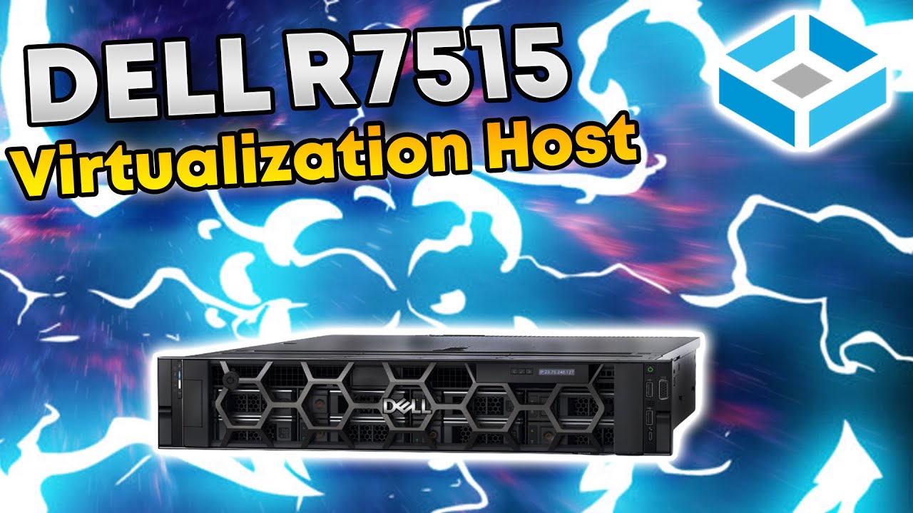 This Dell Poweredge R7515 Can Be The Virtualization Host For Your Business (AMD EPYC CPU 32 CORES)