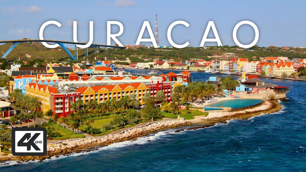 CURACAO ISLAND - 4k Aerials of the Spectacular Caribbean Gem