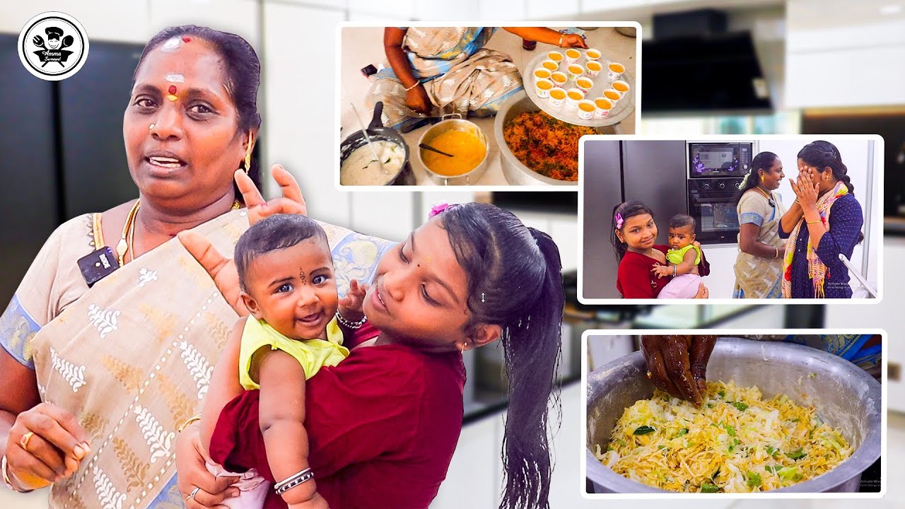 My Elder Son's Memorial Day Huge Cooking Vlog |Lakshitha Cute Activities|Vegetable Rice|Carrot Kesar