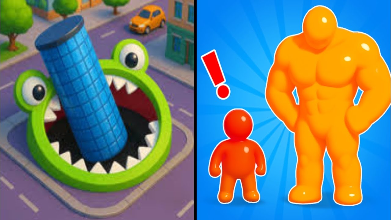 Tall Man Run vs Hole I.O - Max Levels Unlocked Speedrun Gameplay
